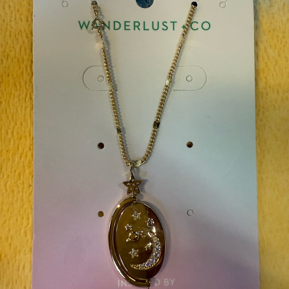 Wanderlust necklace: My Sun, My Moon